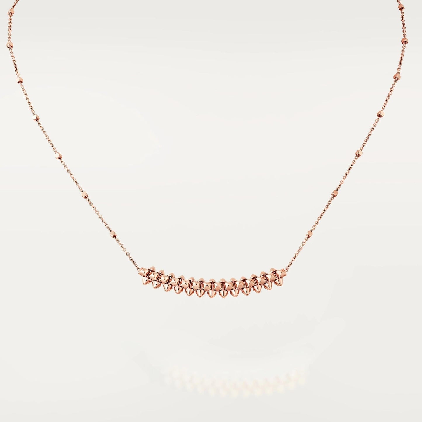 [Joyas Regalia] COLLAR CLASH DE ORO ROSA 