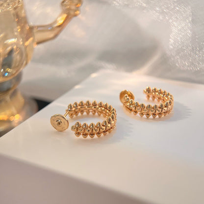 [Regalia jewelry]CLASH SMALL HOOP EARRINGS