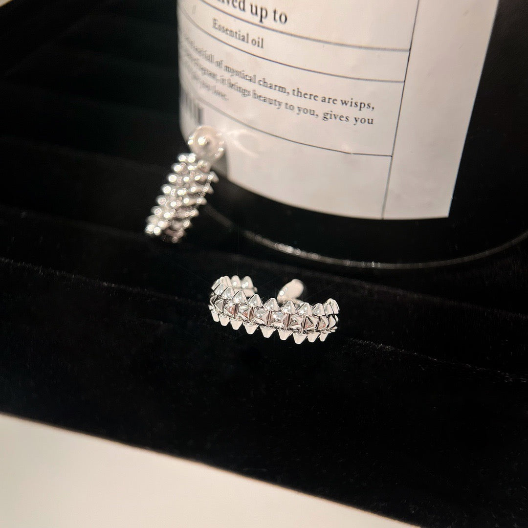[Regalia jewelry]CLASH SMALL HOOP EARRINGS