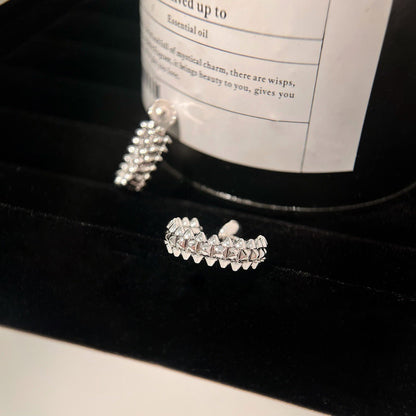 [Regalia jewelry]CLASH SMALL HOOP EARRINGS