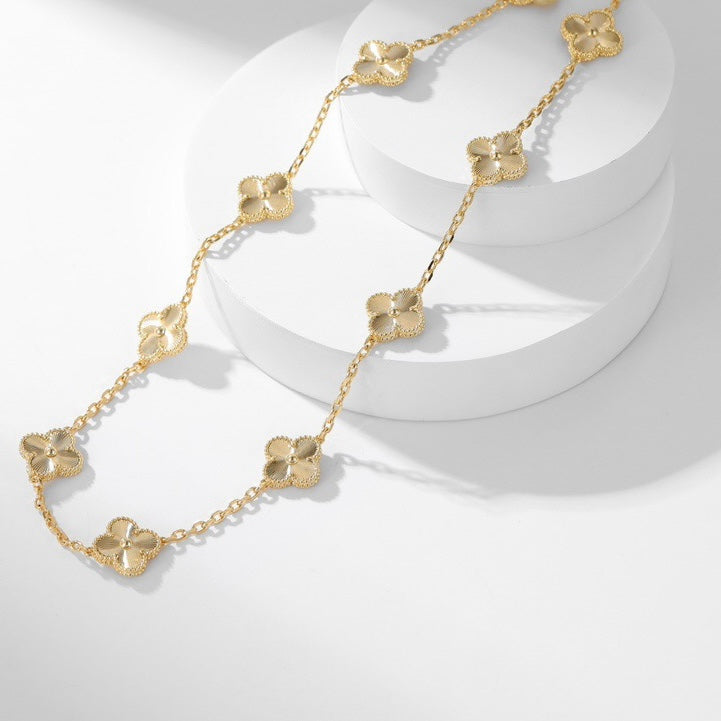 [Bijoux Regalia]CLOVERS LE COLLIER LASER À 10 MOTIFS