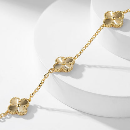 [Bijoux Regalia]CLOVERS LE COLLIER LASER À 10 MOTIFS