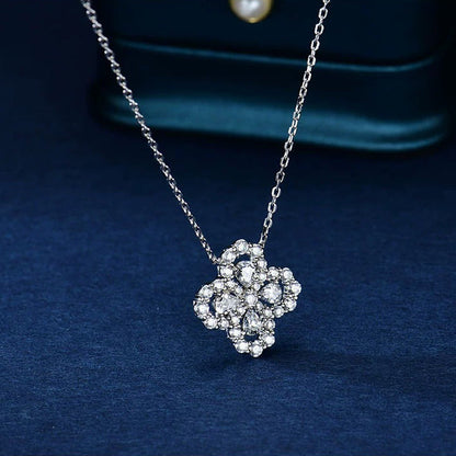 [Joyas Regalia] COLLAR DE LAZO CON MOTIVO COMPLETO DE DIAMANTE DE 16 MM EN MÚLTIPLES COLORES