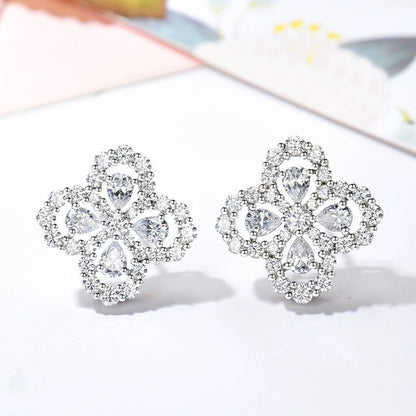 [Bijoux Regalia] BOUCLES D'OREILLES BOUCLES D'OREILLES MOTIF COMPLET DIAMANT 16MM