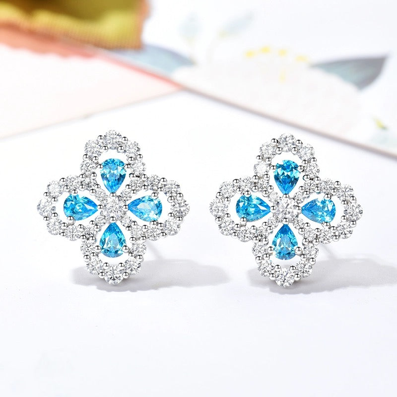 [Bijoux Regalia] BOUCLES D'OREILLES BOUCLES D'OREILLES MOTIF COMPLET DIAMANT 16MM