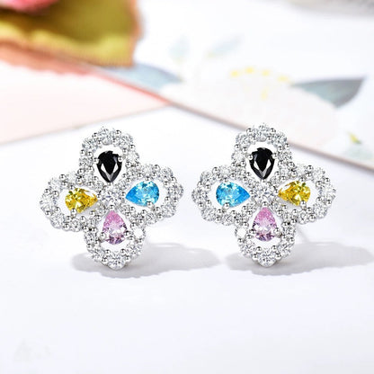 [Bijoux Regalia] BOUCLES D'OREILLES BOUCLES D'OREILLES MOTIF COMPLET DIAMANT 16MM