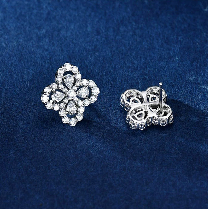 [Bijoux Regalia] BOUCLES D'OREILLES BOUCLES D'OREILLES MOTIF COMPLET DIAMANT 16MM