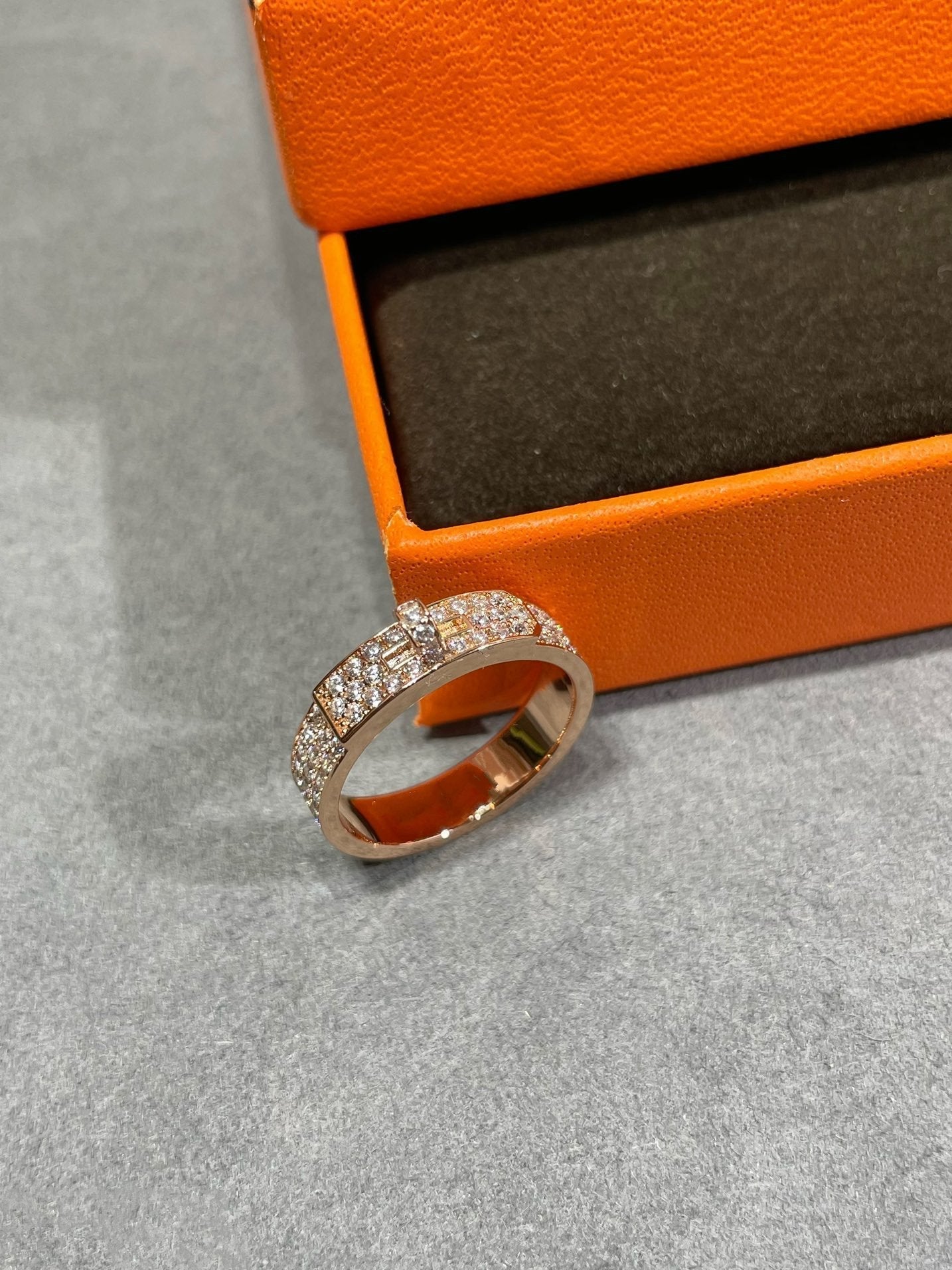 [Bijoux Regalia] BAGUE KELLY EN OR ROSE ET DIAMANT