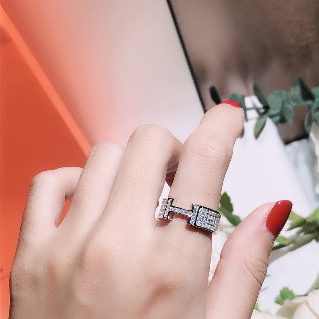 [Bijoux Regalia] BAGUE H FULL DIAMOND