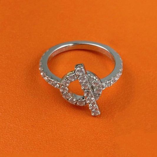 [Bijoux Regalia] BAGUE ÉCHAPPÉE ARGENT DIAMANT