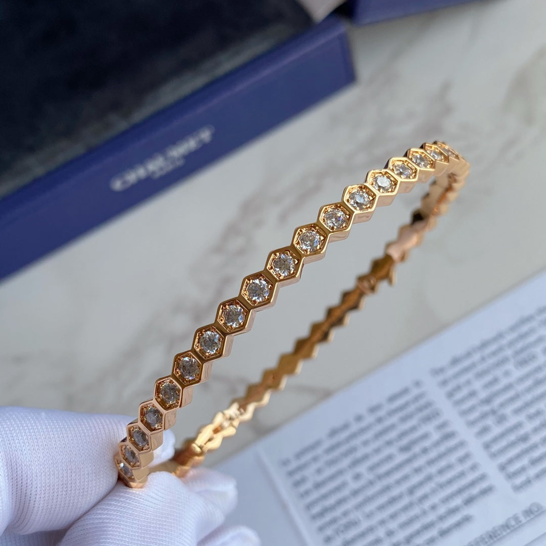 [Bijoux Regalia]Bracelet en or BEE LOVE entièrement en diamants 