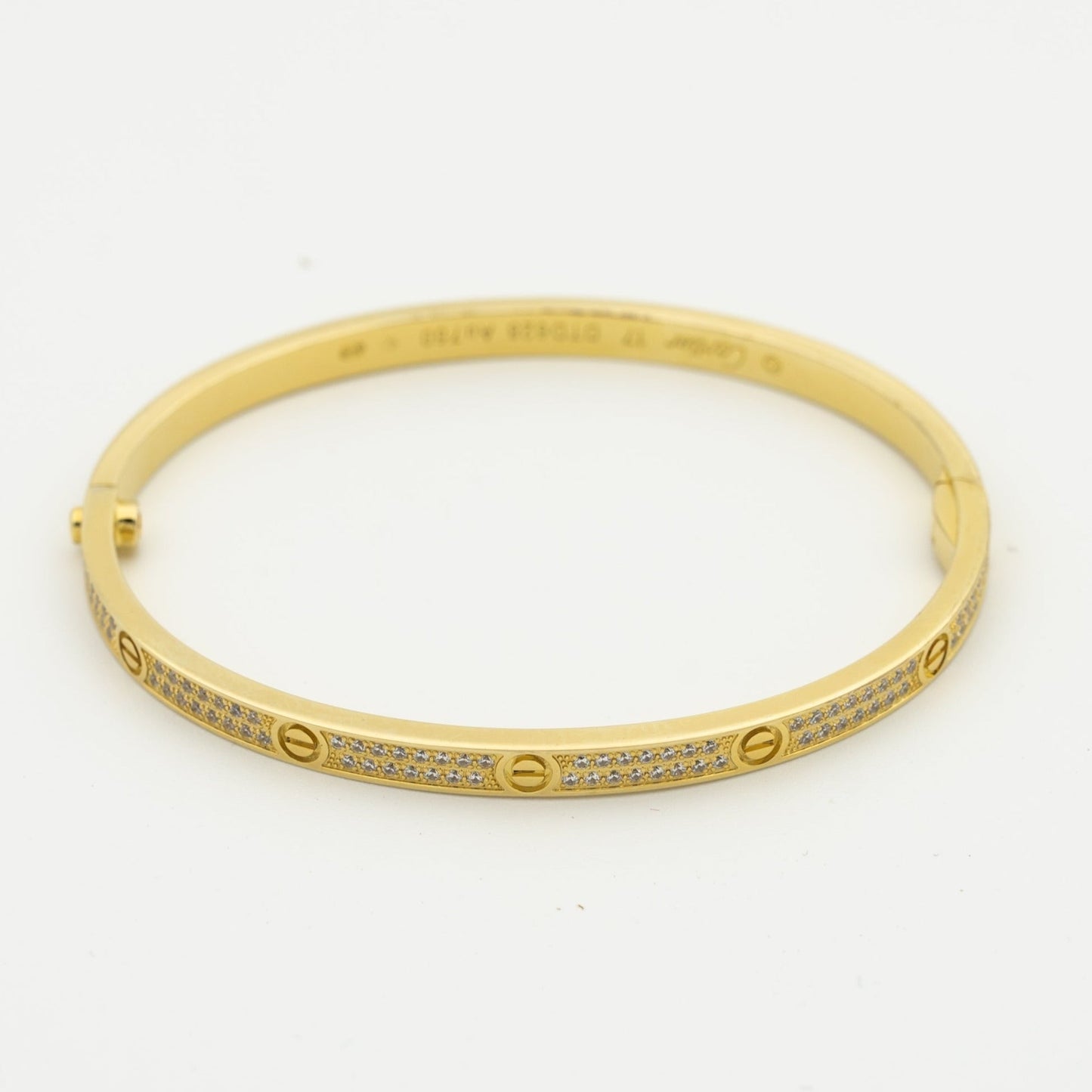 [Bijoux Regalia] BRACELET LOVE 3,65 MM PAVÉ DIAMANTS