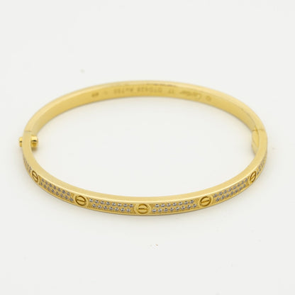 [Bijoux Regalia] BRACELET LOVE 3,65 MM PAVÉ DIAMANTS