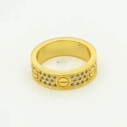 [Bijoux Regalia] BAGUE D'AMOUR 5,5 MM PAVÉE DE DIAMANTS