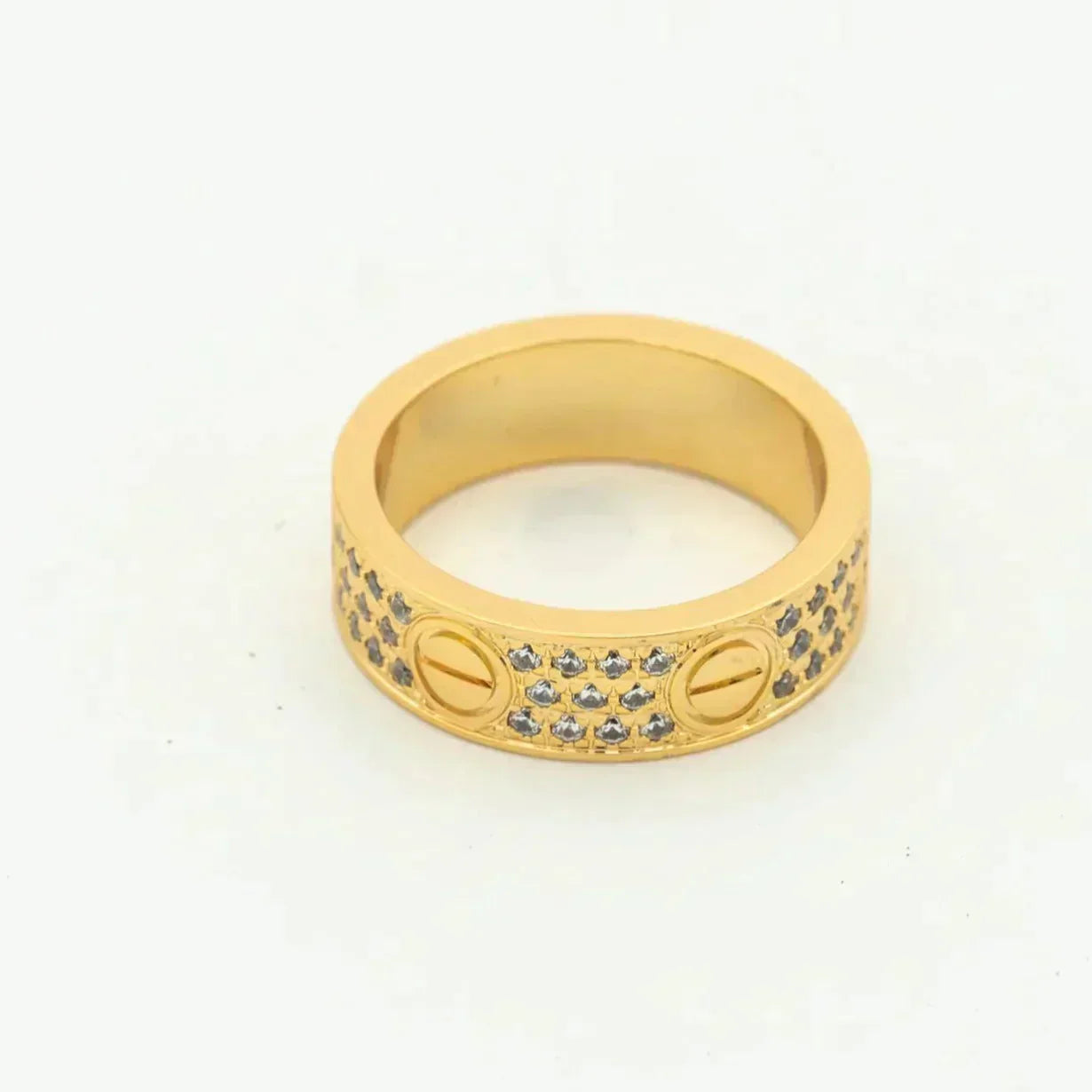 [Bijoux Regalia] BAGUE D'AMOUR 5,5 MM PAVÉE DE DIAMANTS