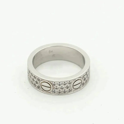 [Bijoux Regalia] BAGUE D'AMOUR 5,5 MM PAVÉE DE DIAMANTS