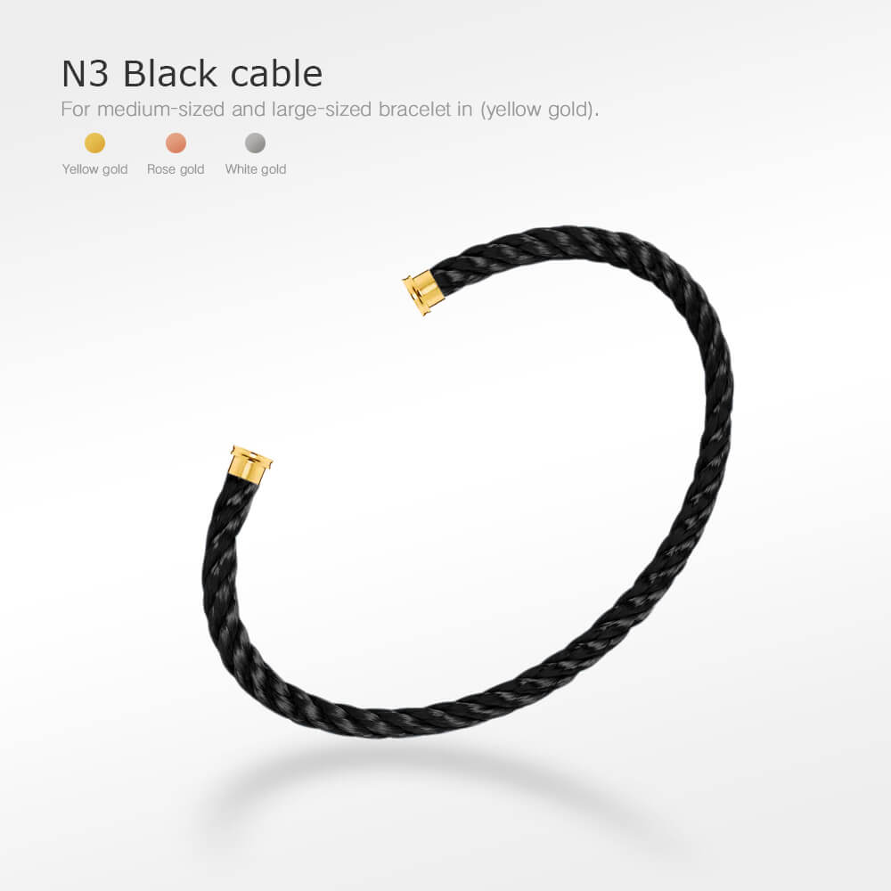 [Regalia jewelry]FORCE SERIES BRACELET CABLES 50 CHOICES (DIY SELECTION)