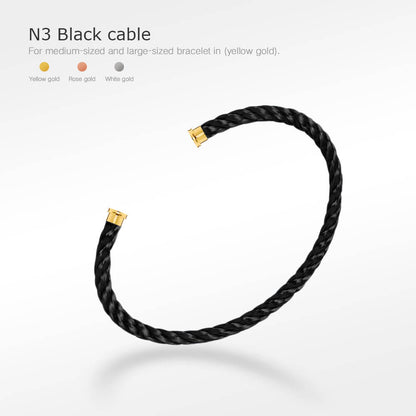 [Regalia jewelry]FORCE SERIES BRACELET CABLES 50 CHOICES (DIY SELECTION)