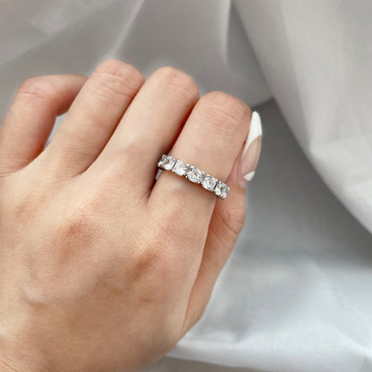[Bijoux Regalia] Bague tennis ronde éternité