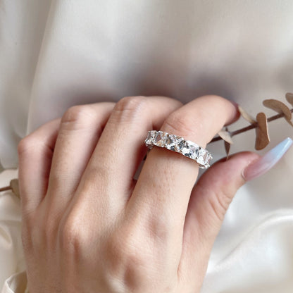 [Bijoux Regalia] Bague tennis élégante taille princesse