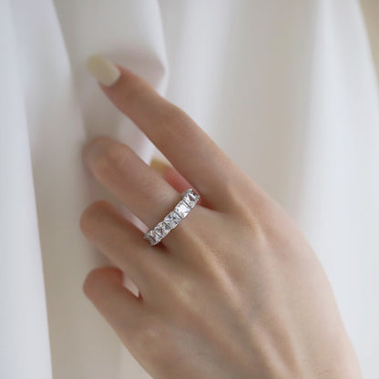 [Bijoux Regalia] Bague tennis élégante taille princesse