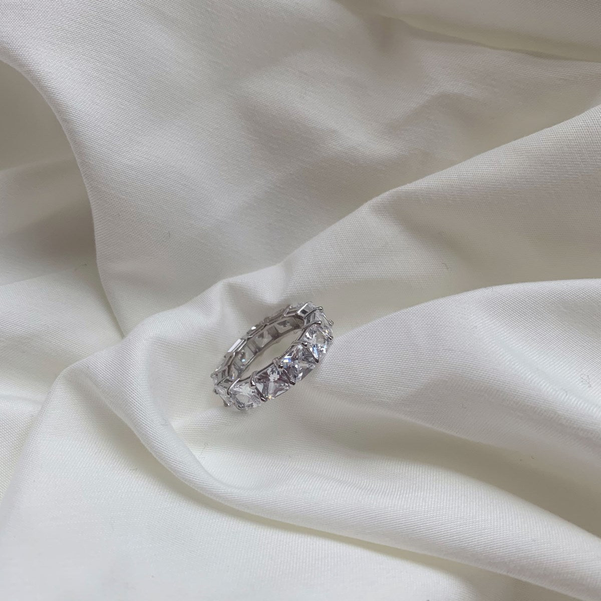 [Bijoux Regalia] Bague tennis élégante taille princesse