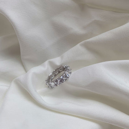 [Bijoux Regalia] Bague tennis élégante taille princesse