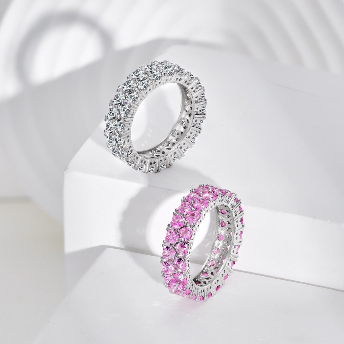 [Regalia jewelry]Sparkling Full Heart Ring