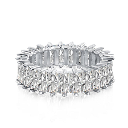 [Regalia jewelry]Unique Colorful Radiant Cut RIng
