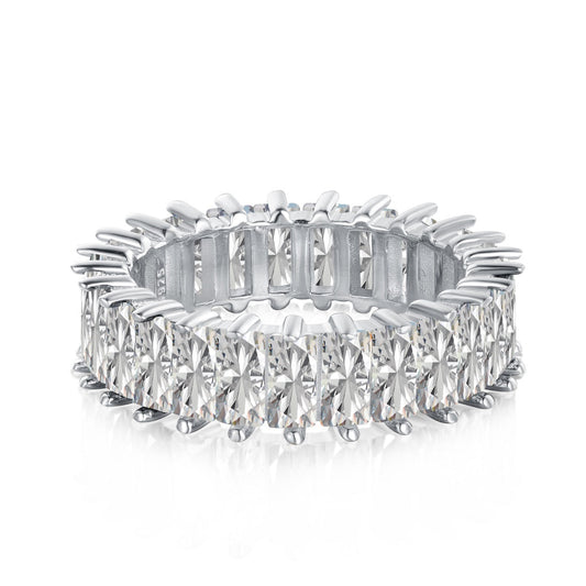 [Regalia jewelry]Unique Colorful Radiant Cut RIng