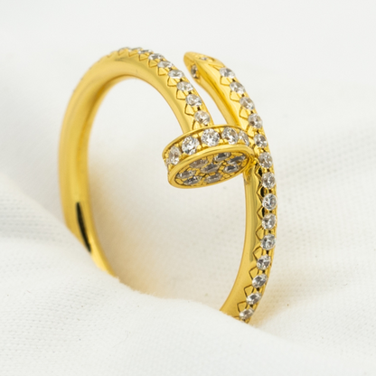 [Joyas Regalia] ANILLO JUSTE ORO 1.8MM DIAMANTES