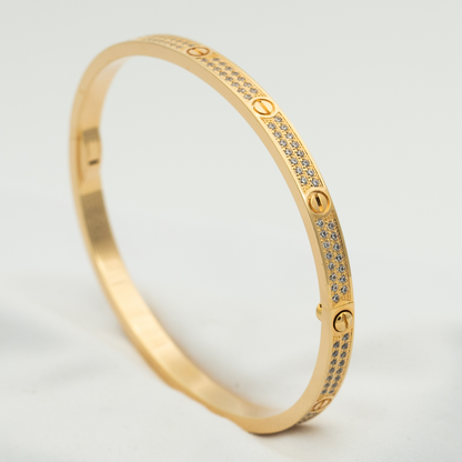 [Bijoux Regalia] BRACELET LOVE 3,65 MM PAVÉ DIAMANTS