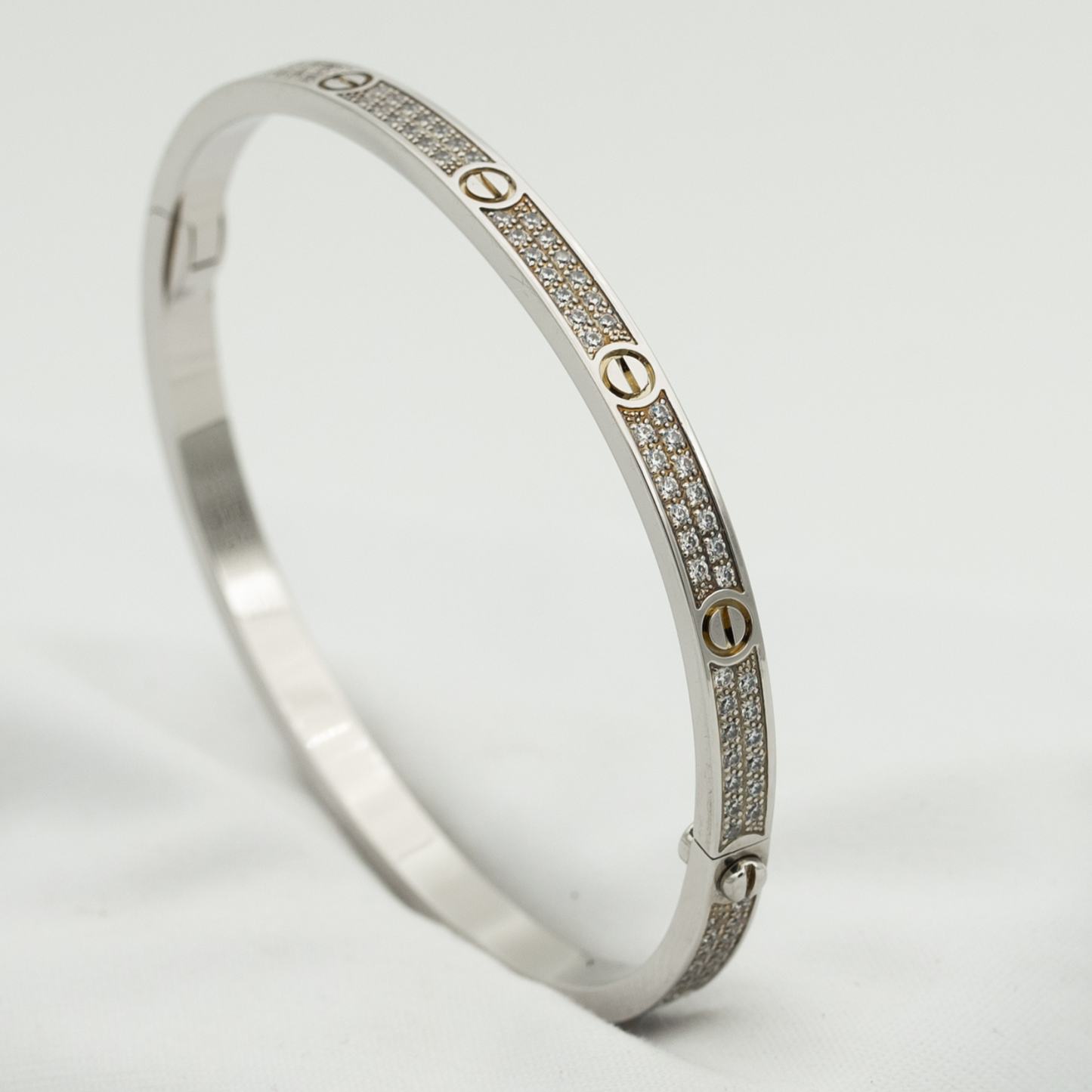 [Bijoux Regalia] BRACELET LOVE 3,65 MM PAVÉ DIAMANTS