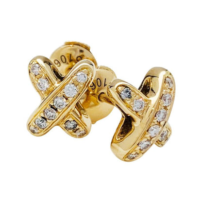 [Bijoux Regalia]Boucles d'oreilles Jeux de Gold Diamond