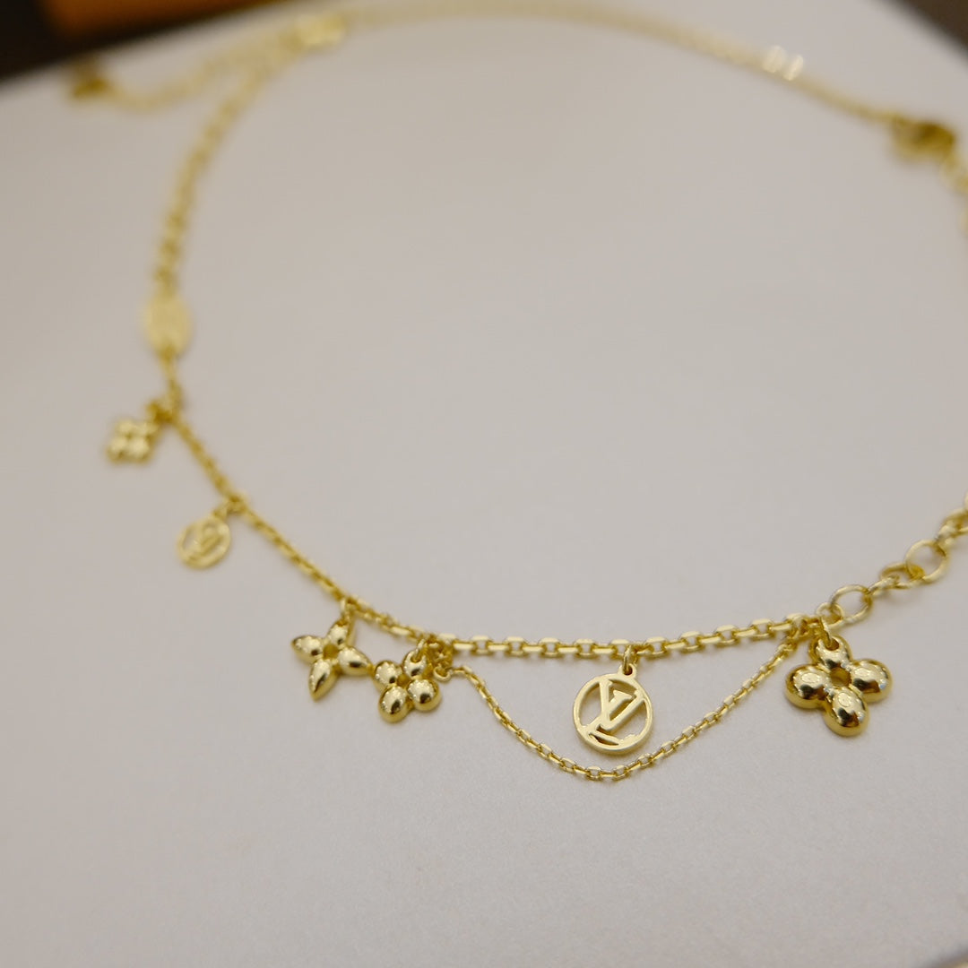 [Bijoux Regalia] COLLIER BLOOMING SOUPLE EN LAITON