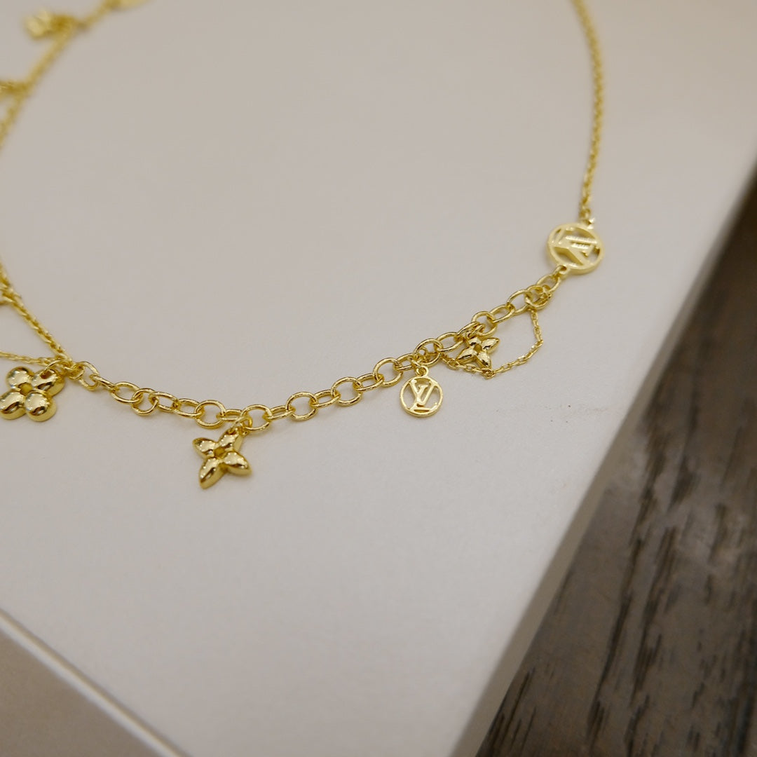 [Bijoux Regalia] COLLIER BLOOMING SOUPLE EN LAITON