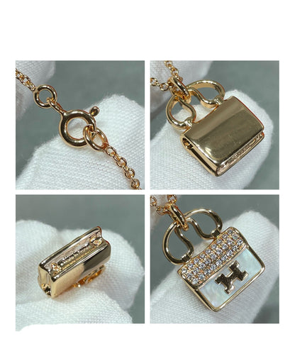 [Regalia jewelry]H CIRCE MOISSANITE PENDANT NECKLACE GOLD