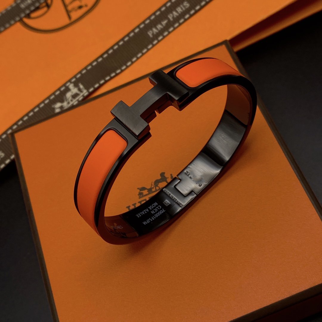 [Bijoux Regalia] BRACELET CLIC HM SO NOIR OREGAN