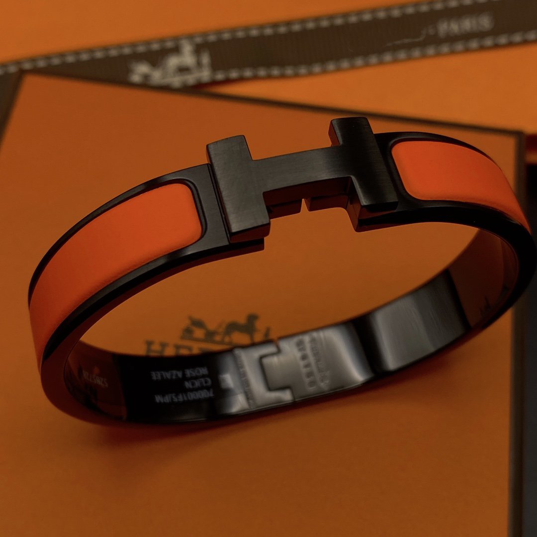 [Bijoux Regalia] BRACELET CLIC HM SO NOIR OREGAN