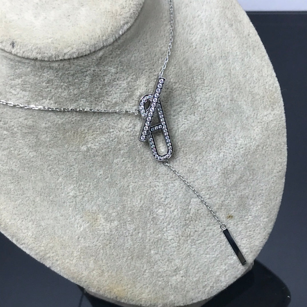 [Regalia jewelry]HM NECKLACE PLATINUM ROSE GOLD DIAMOND
