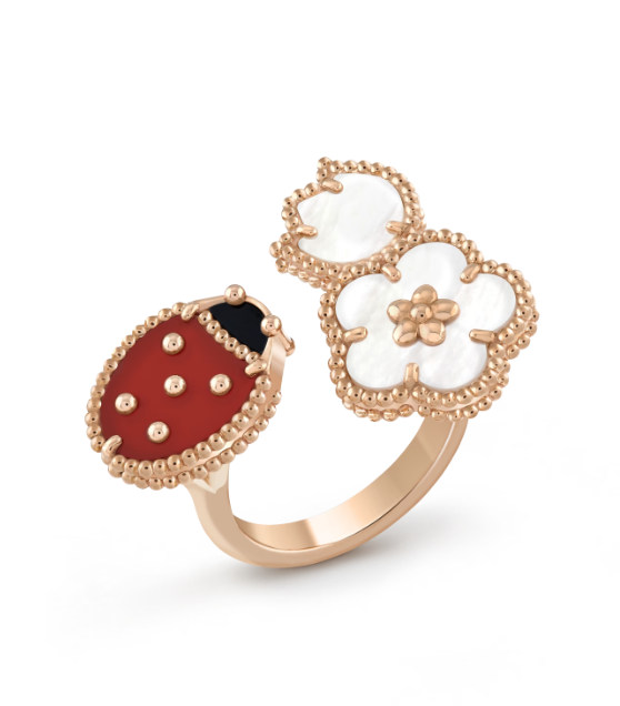 [Joyas Regalia] ANILLO DE ORO ROSA CON MOTIVO DE LA SUERTE 3