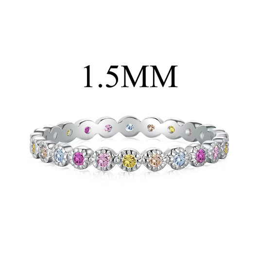 [Bijoux Regalia] Bague quotidienne scintillante et éclatante à taille ronde