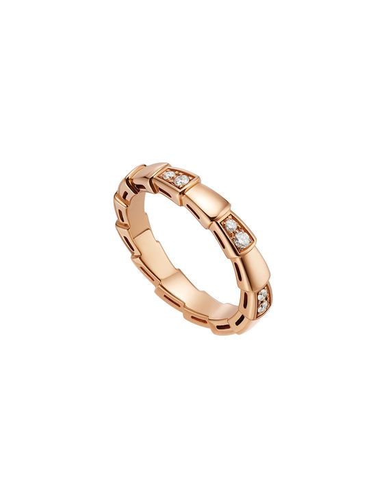 [Joyas Regalia]ANILLO SERPENTI ORO ROSA 3MM