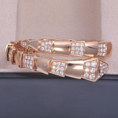 [Bijoux Regalia]BRACELET SERPENTI OR ROSE DIAMANT