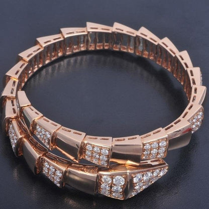[Bijoux Regalia]BRACELET SERPENTI OR ROSE DIAMANT
