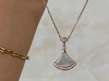 [Joyas Regalia] COLLAR DREAM MOP ORO ROSA DIAMANTE