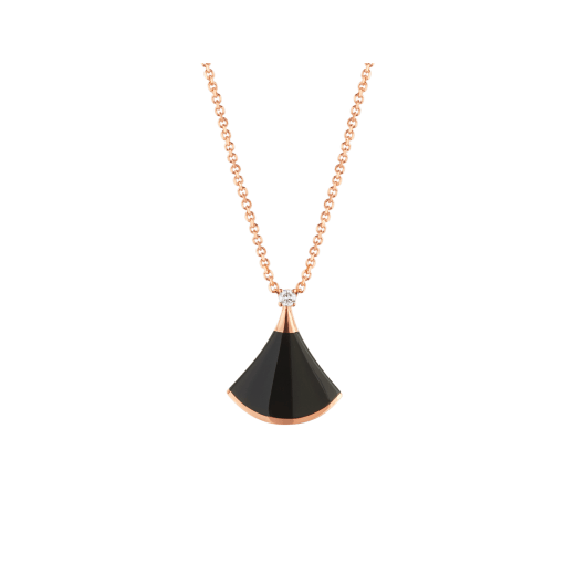 [Joyas Regalia] COLLAR DE ENSUEÑO ÓNIX 1 DIAMANTE