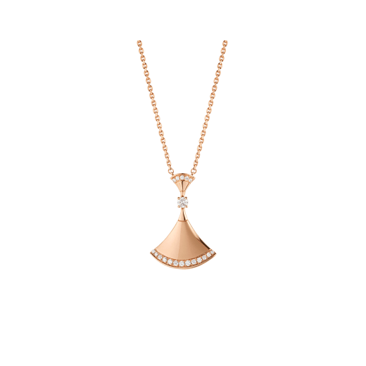 [Bijoux Regalia] COLLIER DREAM OR ROSE DIAMANT