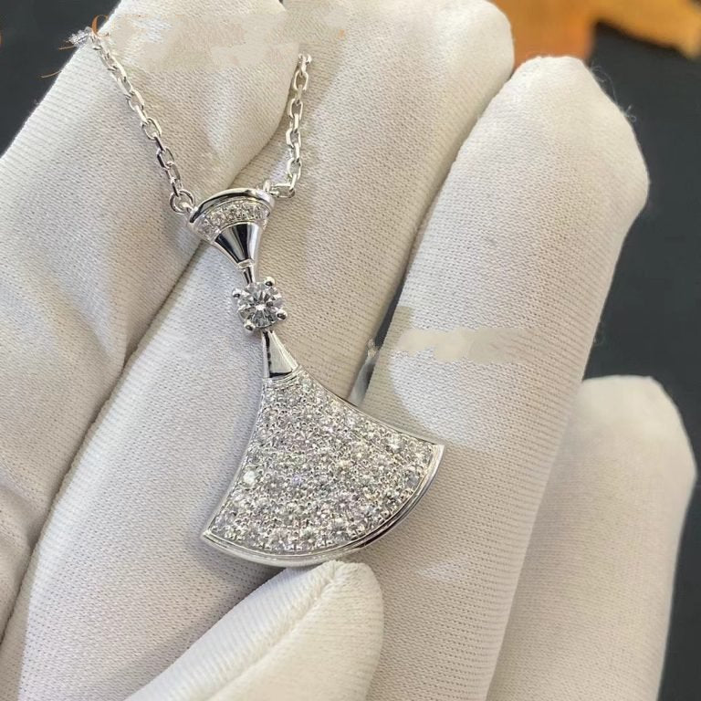 [Bijoux Regalia] COLLIER DE RÊVE EN ARGENT PLEINE DE DIAMANTS