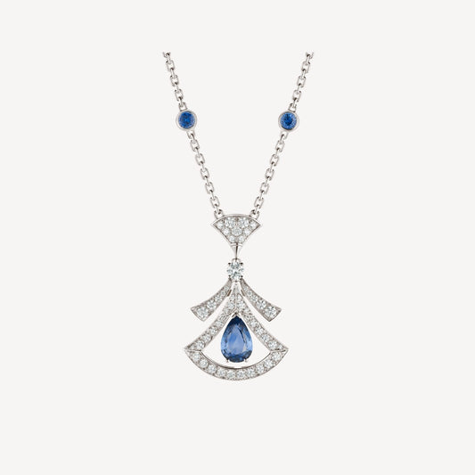 [Bijoux Regalia] COLLIER DE RÊVE AGATE DIAMANT ARGENT